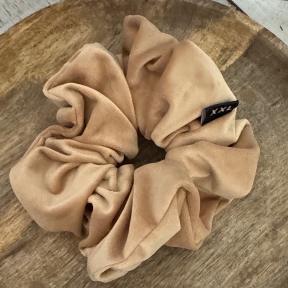 XXL Hair Scrunchies Trio - Gray, Tan, Cream - Picture 2 of 4